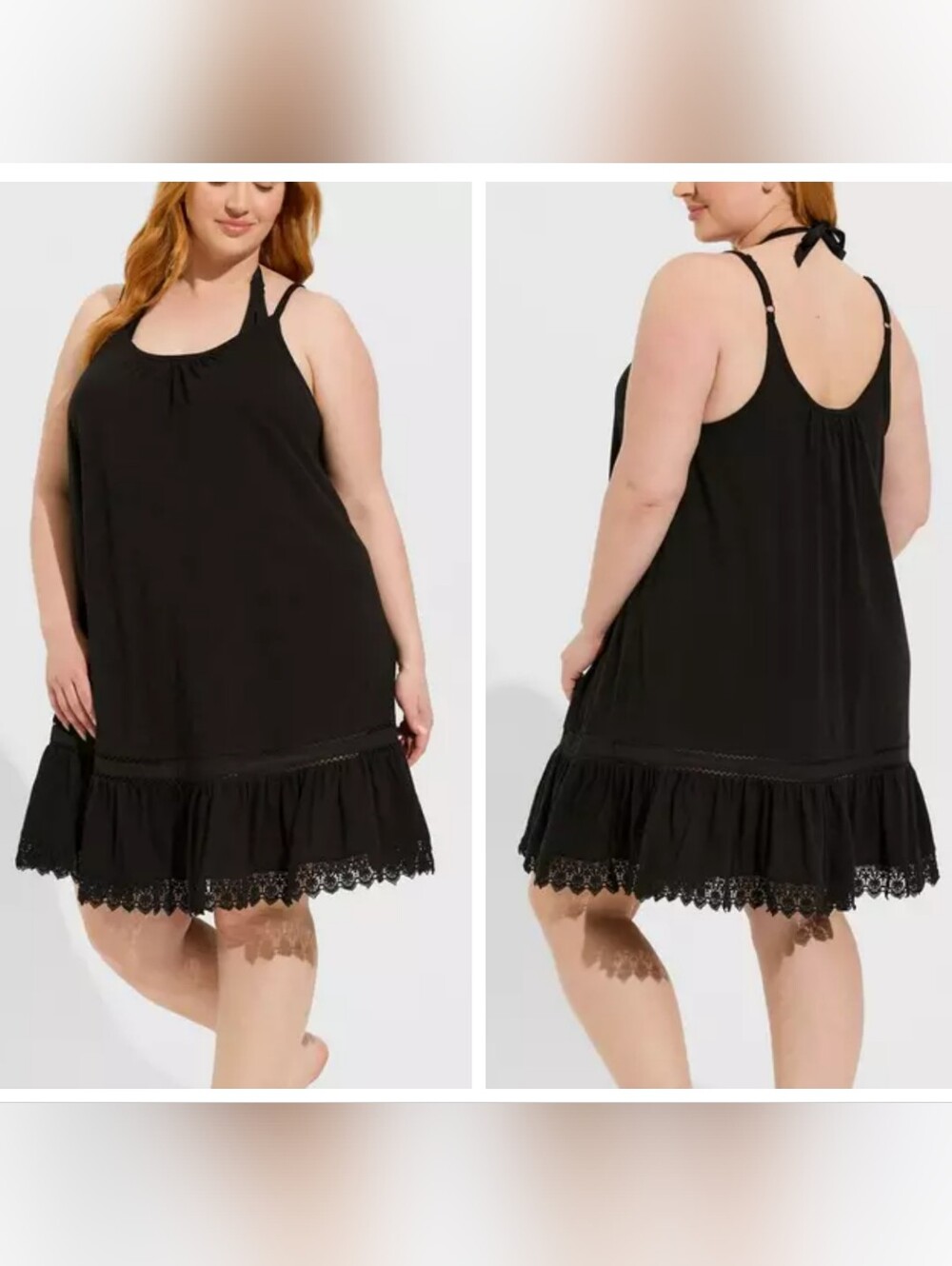 NEW Torrid Crochet Black Cover Up Dress Size 4 4X NWT